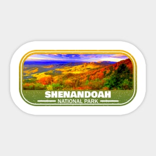 Shenandoah National Park, America Sticker